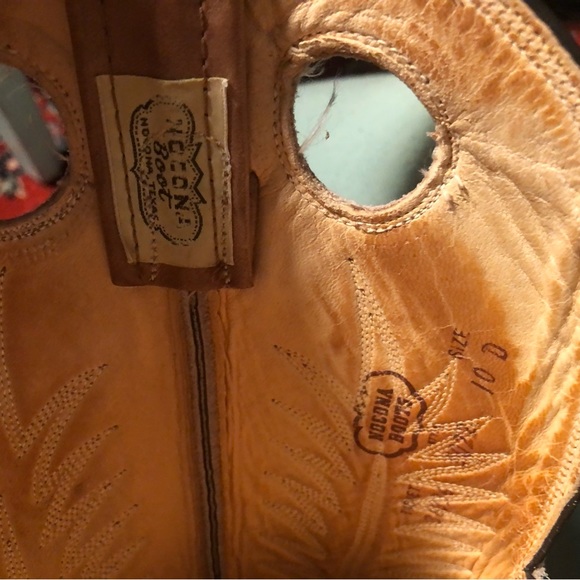 Nocona boot USA mens sz 10 D tan western cowboy riding boots - Picture 7 of 15
